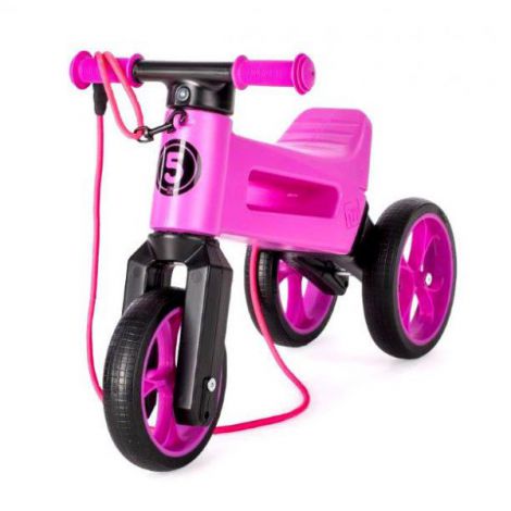 Bicicleta fara pedale Funny Wheels Rider SuperSport 2 in 1 Violet - imagine 7